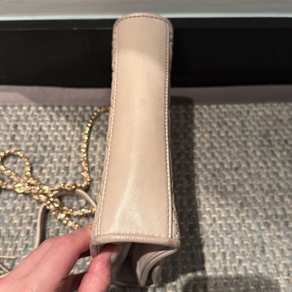 Tory Burch -Authentic Fleming Small Convertible Shoulder Bag Light Taupe - Picture 5 of 17